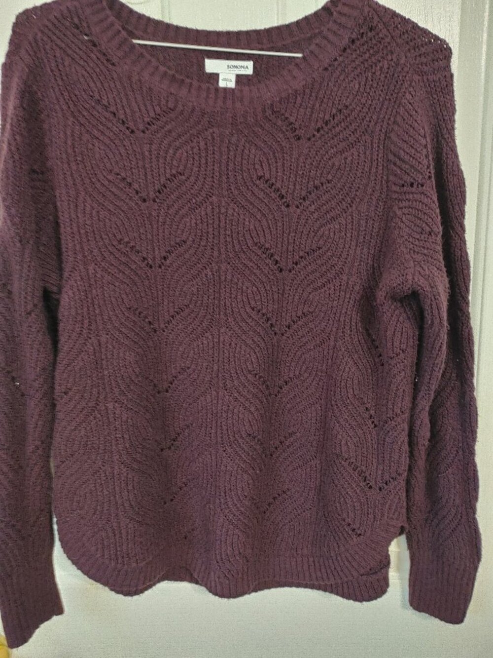 Sonoma Size L GRAPE sweater